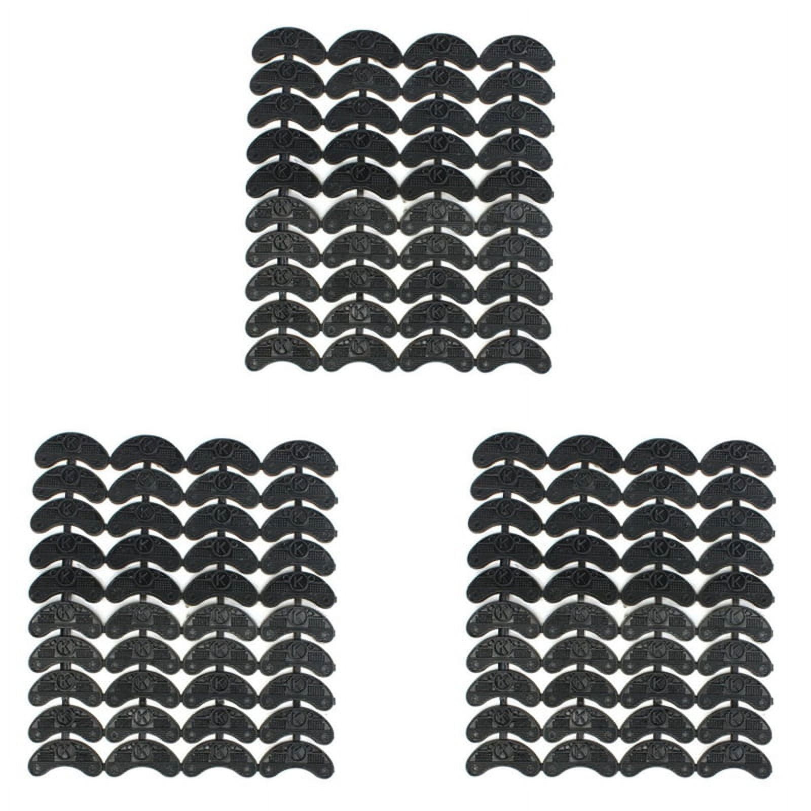 120PCS 60Pair Rubber Heel Savers Toe Plates Taps DIY Shoe Repair Pads