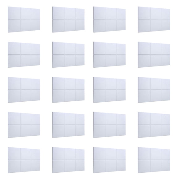 120PCS Acoustic Absorption Panel 12Inch X 12Inch X 0.4Inch Sound Proof Padding for Isolation for Acoustic