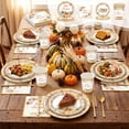 Peluche Dinde De Thanksgiving - Décoration De Table Automne - Jouet Doux Polyester - 25x20x13 Cm - Cadeau Festif