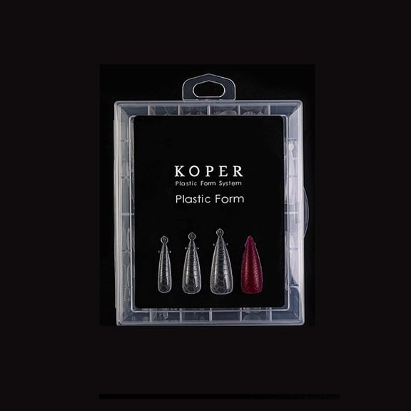 120PCS Clear Matte Dual Nail Forms Kit Full Cover Nail Mold Tips Acrylic Nail Extension Tools 4 Styles 11 Sizes Scale for Poly Gel Nail Art Salon Nails Design, Gifts Stocking Stuffers for Women