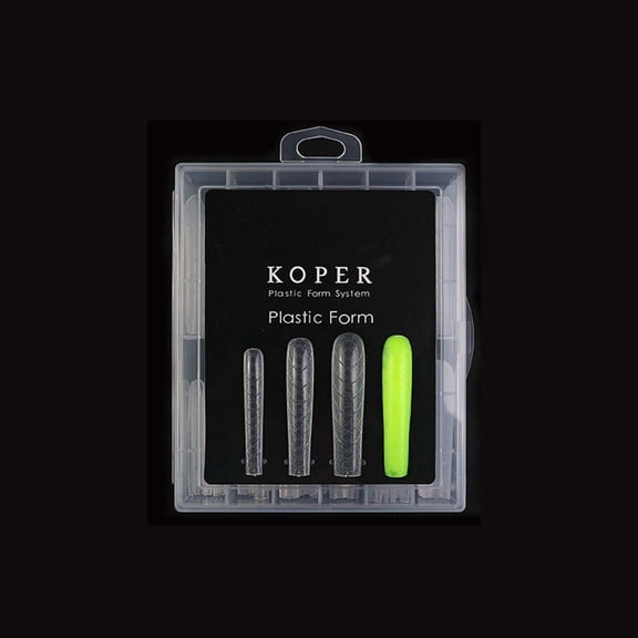 120PCS Clear Matte Dual Nail Forms Kit Full Cover Nail Mold Tips Acrylic Nail Extension Tools 4 Styles 11 Sizes Scale for Poly Gel Nail Art Salon Nails Design, Gifts Stocking Stuffers for Women