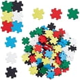 thumbnail image 1 of 120PCS Colored Puzzle Pieces Wooden Jigsaw Puzzles Bulk Freeform Wood Cutouts Puzzle DIY Floor Community for Crafts Activity Decorations Party Card Making (0.75" x0.75"), 1 of 9