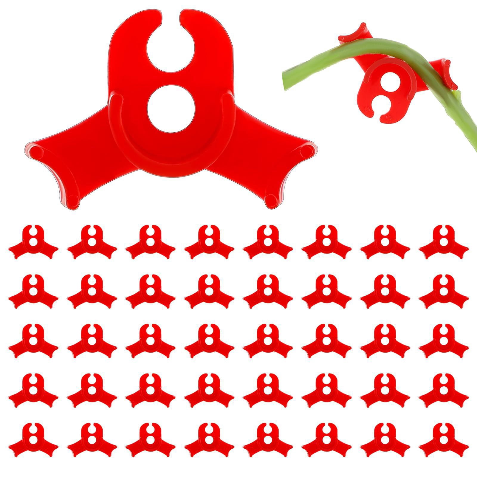 24 Clip Per Addestramento Piante A 90° – Legatrici Per Piante Arrampicatrici, Basso Stress Training, In Plastica, 36x25 Mm