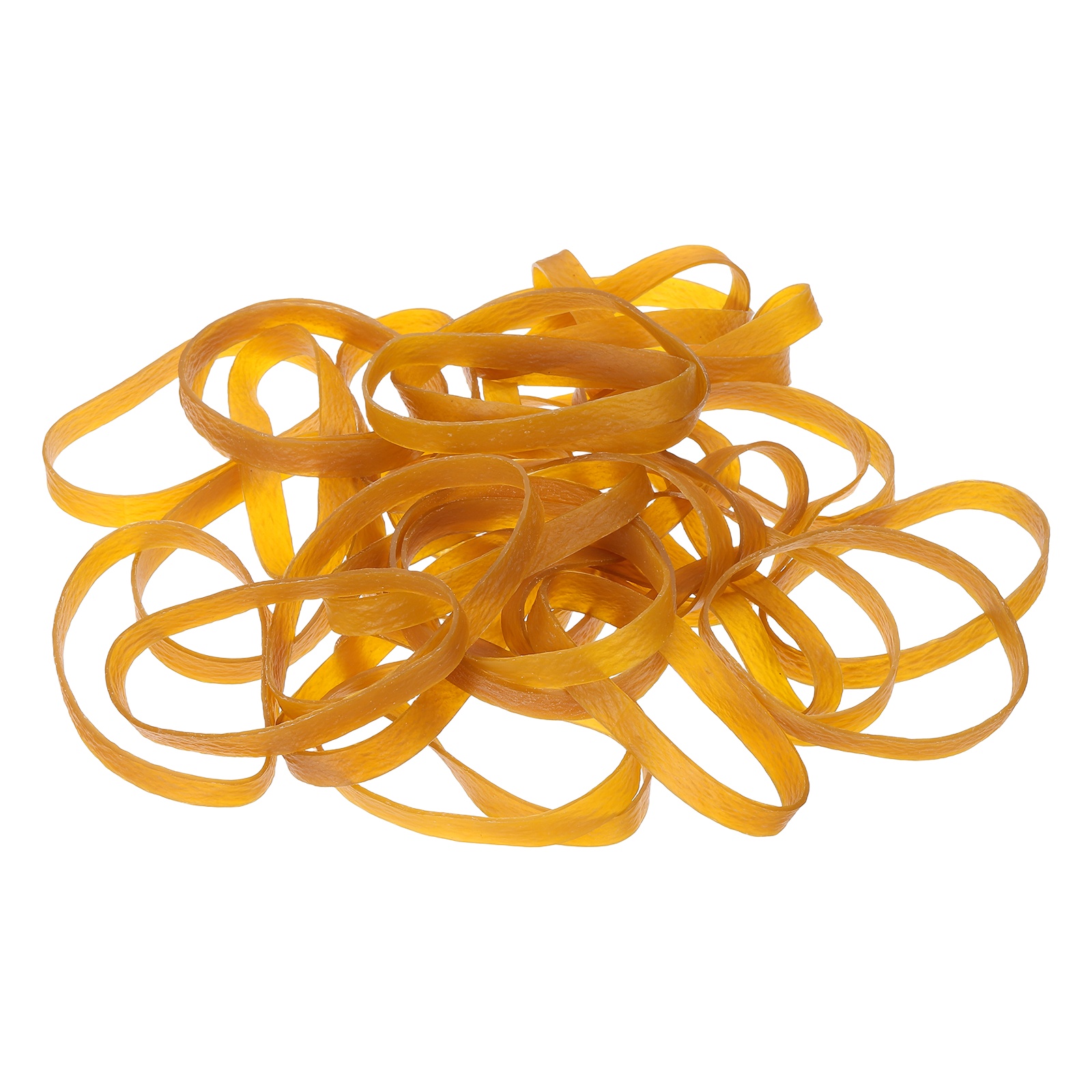 120Pack Rubber Bands, 4.92x0.39 Inch Elastic Bands for Office Supplies, Yellow