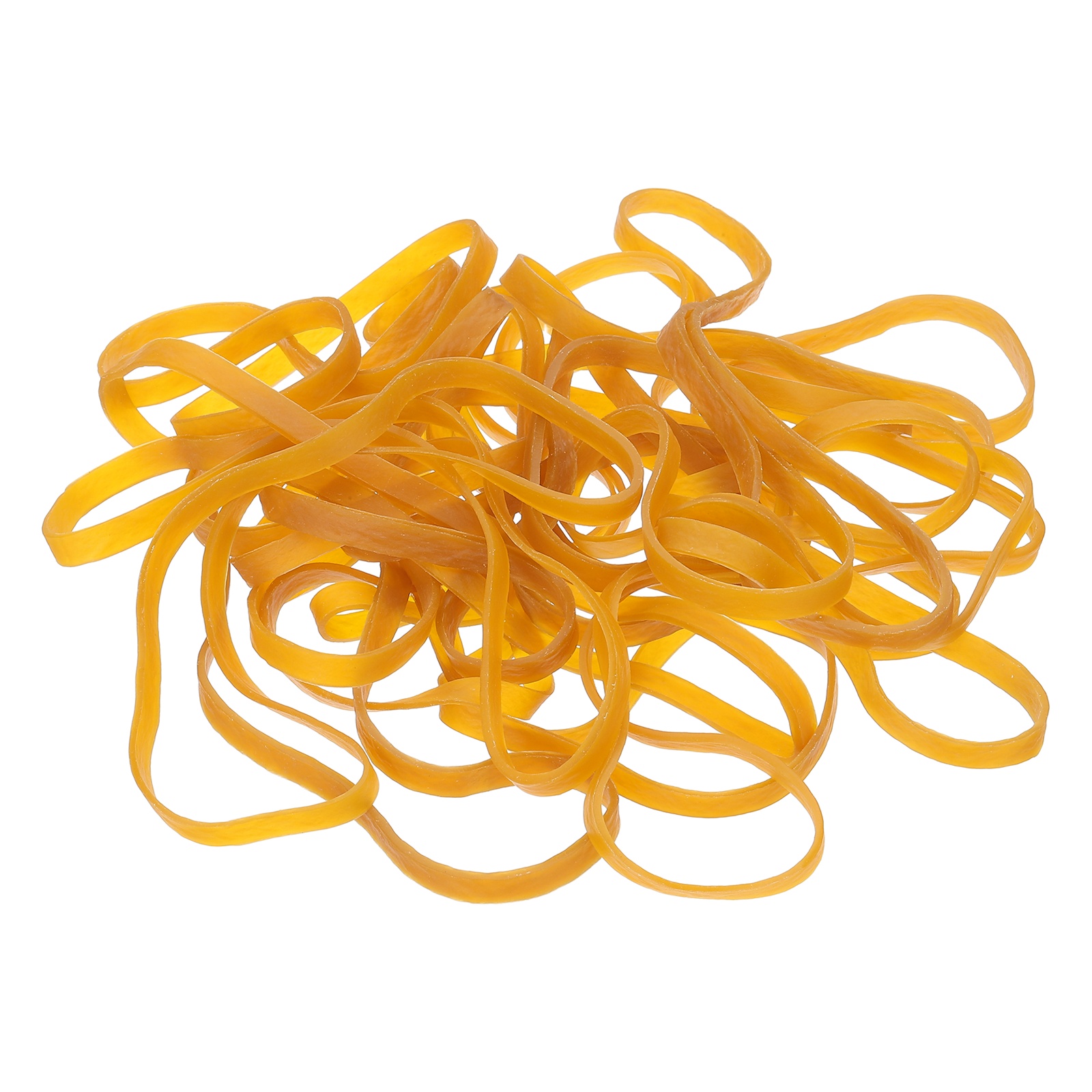 120Pack Rubber Bands, 7.87x0.24 Inch Elastic Bands for Office Supplies, Yellow