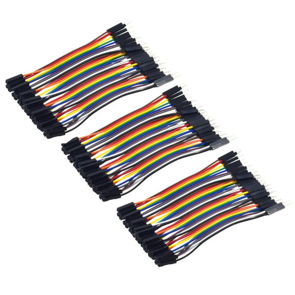 120Pcs 10cm Dupont Jumper Wire Cables Compatible with Arduino Breadboard Accessory Cord