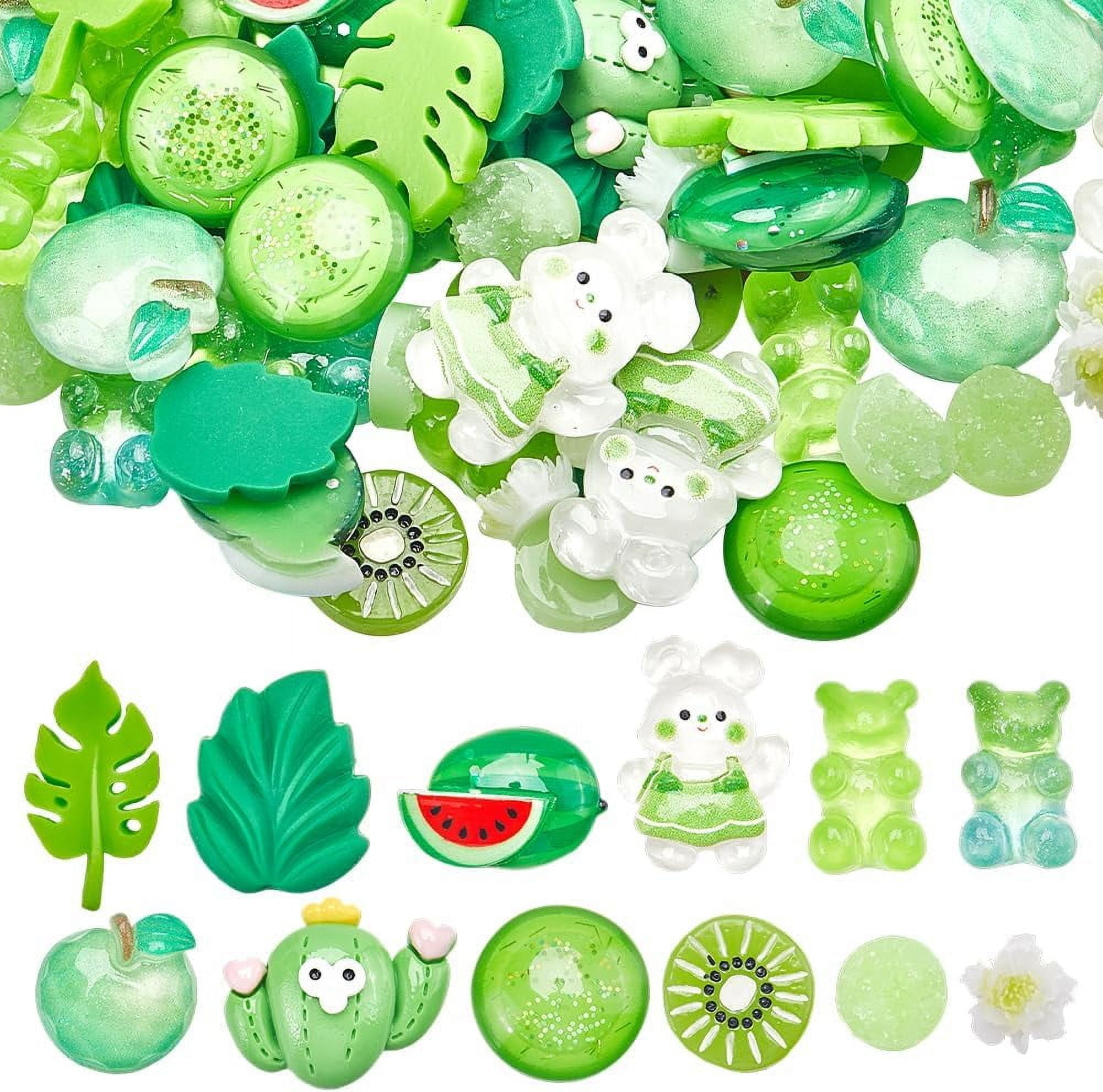SUNNYCLUE 80Pcs Food Resin Cabochons – DIY Slime Charms, Scrapbooking Embellishments - View #6
