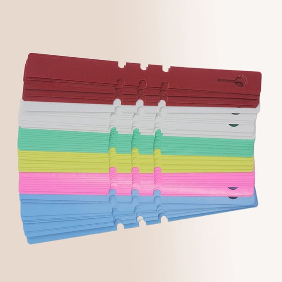 120Pcs 6 Colors Plastic Plant Labels Wrap Around Tree Tags Markers, Adjustable Garden Labels with Large Writing Surface