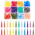 thumbnail image 1 of 120Pcs Blunt Plastic Tapered Tip Plastic Dispensing Needle Tips with 12 Mixed Size for Refilling Glue Fluid Precisely(12GA/13GA/14GA/15GA/16GA/18GA/20GA/21GA/22GA/23GA/25GA/27GA), 1 of 7
