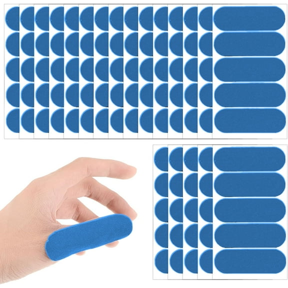 120Pcs Bowling Finger Tape Thumb Tape, Thumb Tapes Protector for Bowlings, Flexible Bowling Ball Tape, Bowling Accessories - Blue