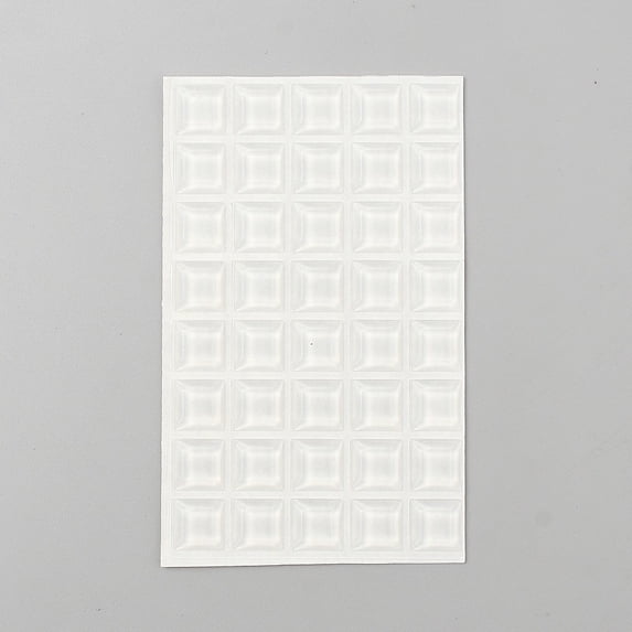 120Pcs Clear Square Anti Collision Bumpers Stickers Adhesive Transparent Non Slip Furniture Pads Self Stick Bumper Pads
