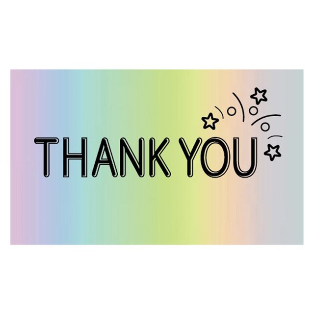 120Pcs Decorative Thank You Cards Shopping Costumer Thank Cards Thank