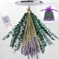 thumbnail image 1 of 120Pcs Dried Preserved Eucalyptus Stems and Lavender Flowers Bundles for Shower, 1 of 7