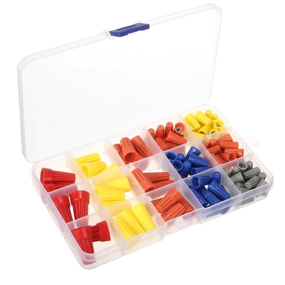 120Pcs Enhance Electrical Connections with Fire-Resistant Wire Connectors for Various Applications Part