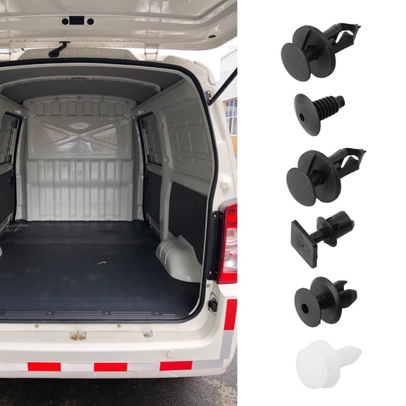 120Pcs Fastening Clips Panel Clips Interior Trim Holder Pin 70186729901C 7L6868243 For Transporter T4 T5 Roof Lining Wheel Arch