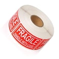 120Pcs Fragile Sticker 3x1Inch Adhesive Warning Label Caution Sticker ...