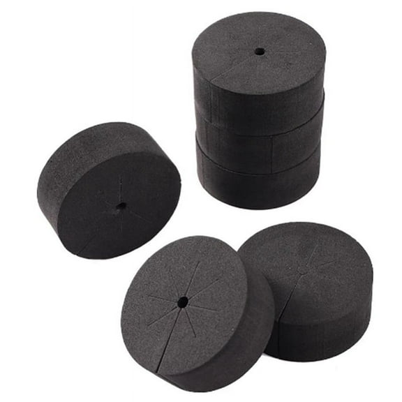 120Pcs Garden Clone Collars Neoprene Inserts Sponge Block for 2 Inch Net Pots Hydroponics and Cloning Machines