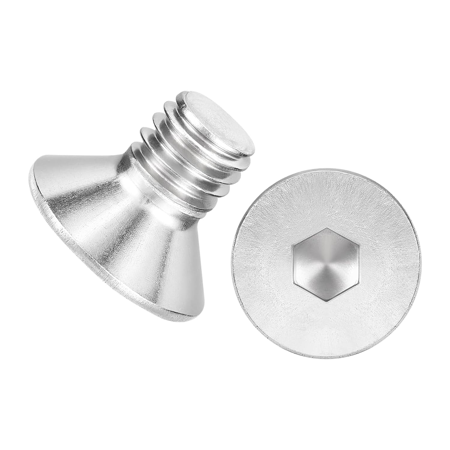 120Pcs[M3-0.5x5] Flat Head Socket Cap Screw Countersunk Bolt - Walmart.com