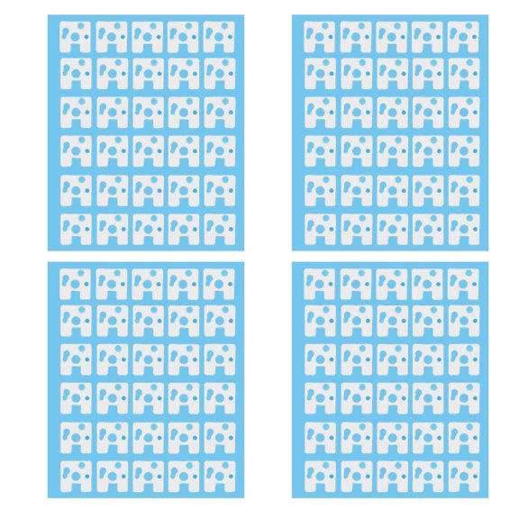 120Pcs Mechanical Keyboards Switches Sticker Shafts Underpad Single Switches PEs Material Shafts Pad