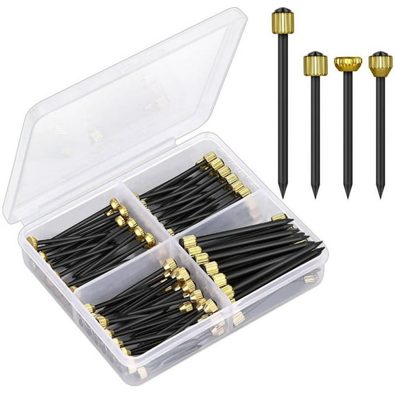 120Pcs Picture Hanging Nails 4 Sizes Wall for Picture,Nails Decoration Frame Kit