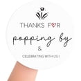 thumbnail image 1 of 120Pcs Popcorn Party Favors: 'Thanks for Popping by & Celebrating with Us' Stickers - Unique Baby Shower, Movie Night, Gathering Decorations$$Art & Craft, 1 of 9