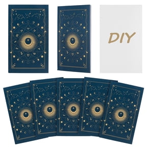 120Pcs Rectangle Paper Tarot Cards Constellation 120x70x0.3mm for DIY