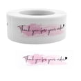 thumbnail image 1 of 120Pcs/Roll Adhesive Thank You Sticker Roll Paper Sticker for Enhancing Gift Presentation and Small Business Packaging, 1 of 8