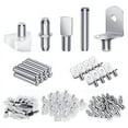 120Pcs Shelf Pegs Kit, 5 Styles Shelf Pins Shelf Support Pegs,