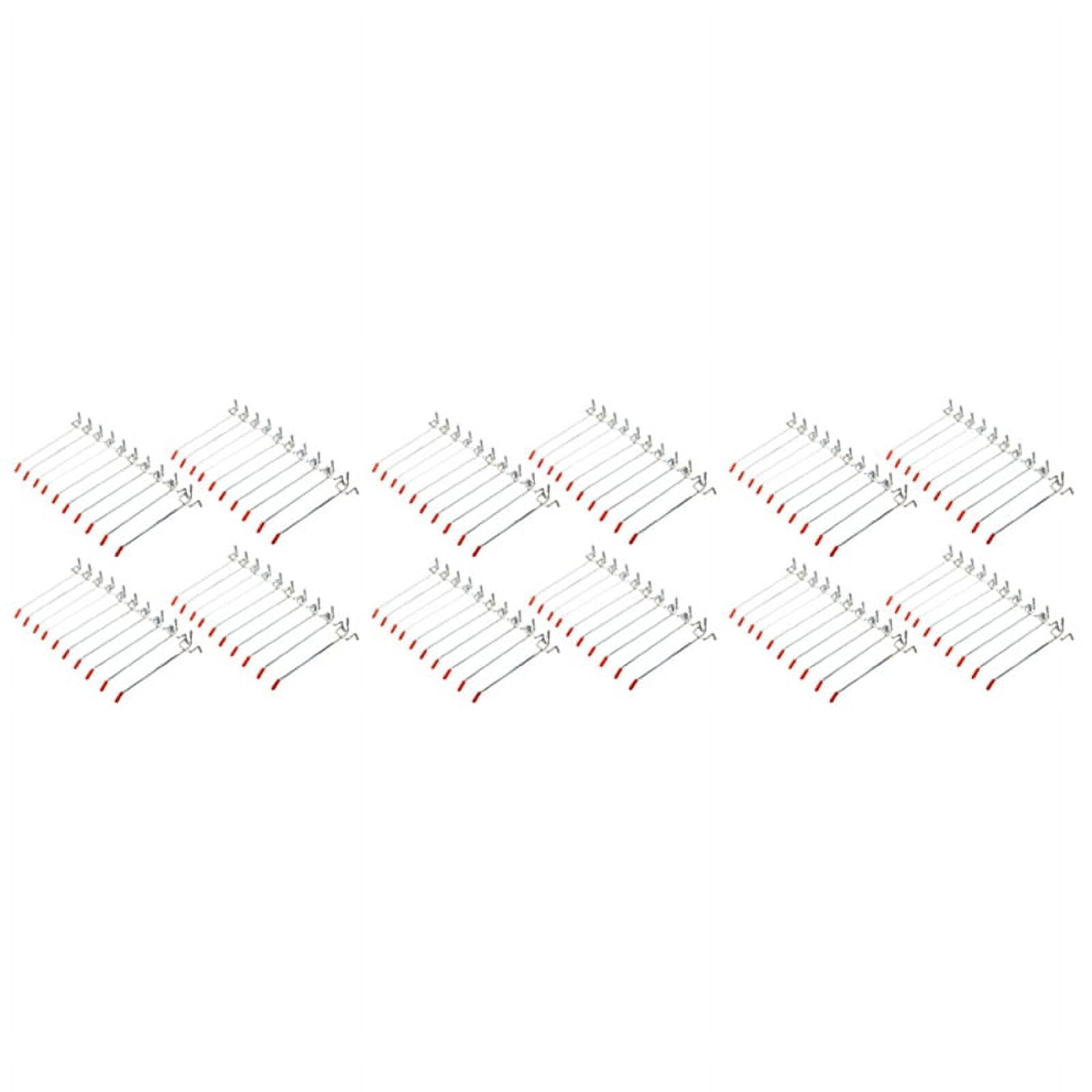 120Pcs Single Pegboard Hooks 150mm Board Slat Wall Retail Display Shop Peg Fits 25mm