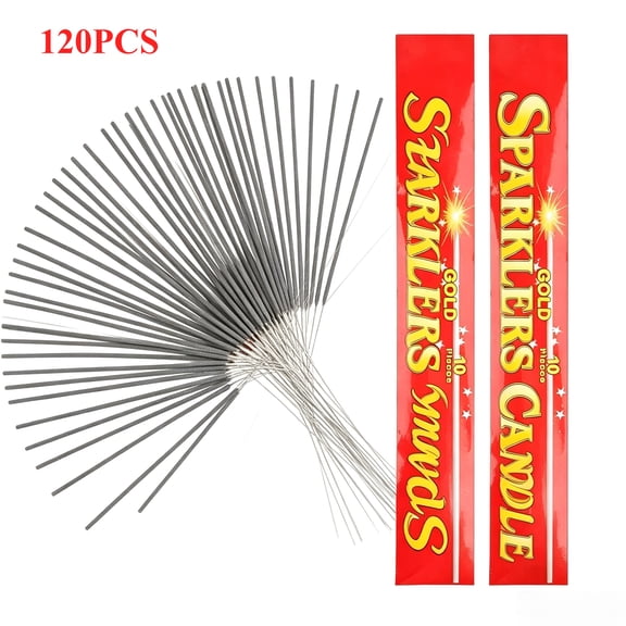 120Pcs Sparkler Wand Wedding Send-Off Tag Accessories, 18IN Label Fairy Sticks, Suitable for Christmas Celebrations, Wedding Favors, Anniversaries, Engagement Parties and Gatherings.