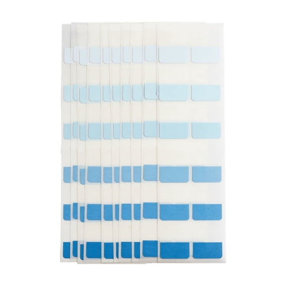 120Pcs Sticky Index Tabs Bulk Sticky Note Tabs File Tabs Self Adhesive Page Flags Sticker Colored Writable Labels for Bookmarks Page Markers for Books, Planner, Reading, Blue