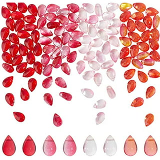 Czech Seed Beads, 22g vial 10/0, Transparent Pink Mix (7) - Butterfly Beads  and Jewllery
