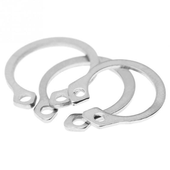 120Pcs/set Stainless Steel Circlips Washers Snap Retaining Ring C-clip Assortment Kit w/ Box 9mm - 14mm Hot Sale