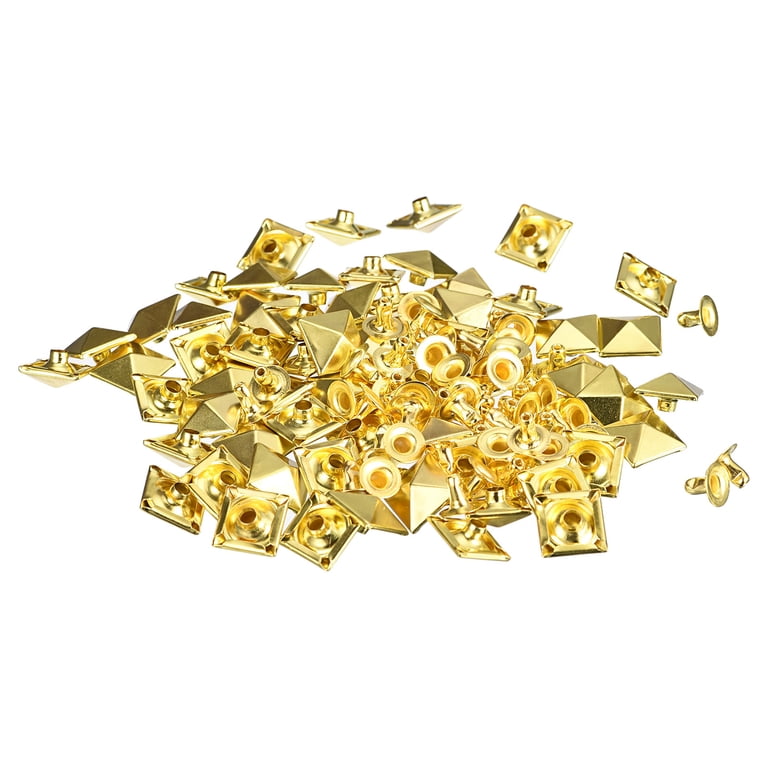 AWESOME BRONZE NAILHEAD STUDS & CRYSTALS! 6mm Bronze Antique Round Hotfix Studs - 100 PCS | eBay main image 4