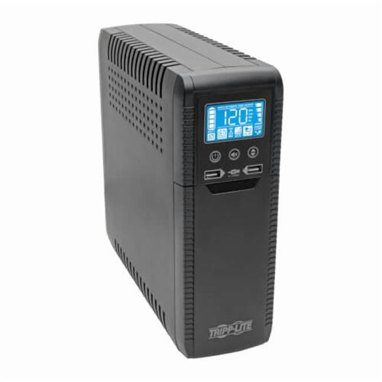 120V 1000VA 600W 50-60 Hz AVR ECO Series Line-Interactive UPS with USB & 8 Outlets, Black