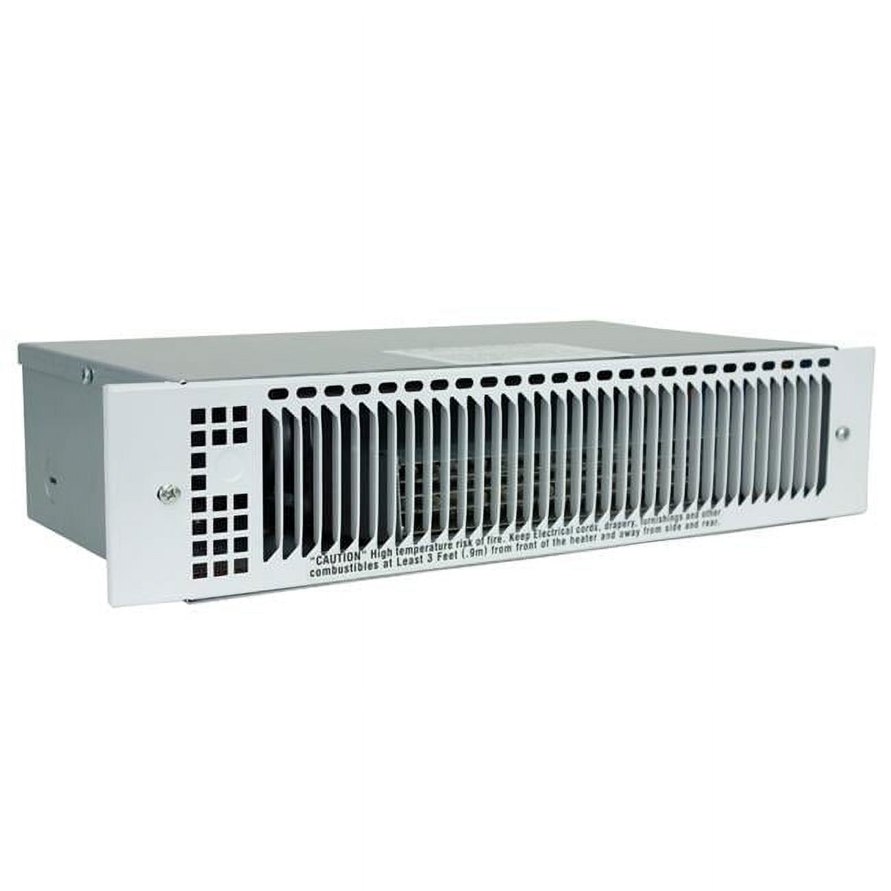 White Electric Wall Mounted Forced Air Heater with Automatic Shut-off