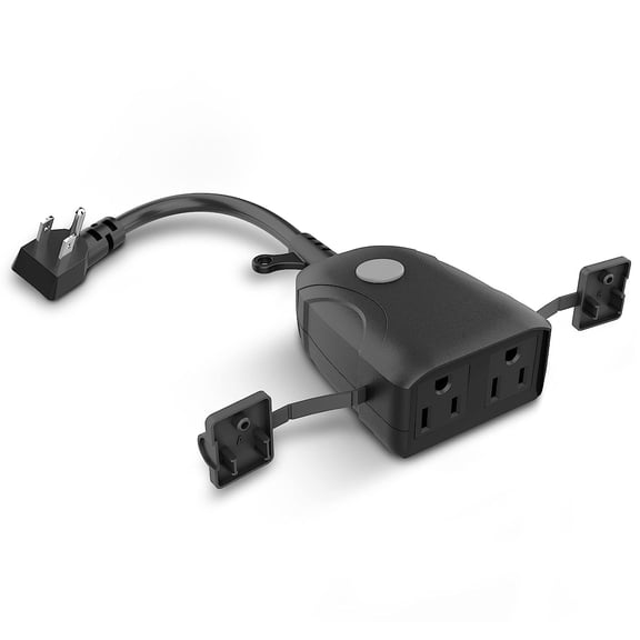 120V 15A Smart Wifi Enabled Dual Outlet Wall Plug