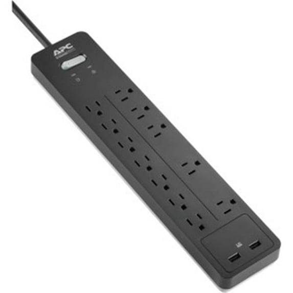 120V Home Office Surgearrest 2160J Surge Protector - Black