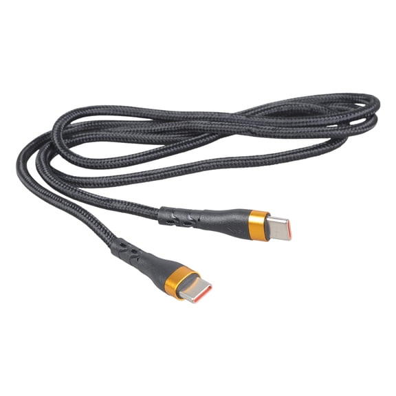 120W 10A High Current Type C to Type C Charging Cable for Quick Charging and Fast Data Transfer