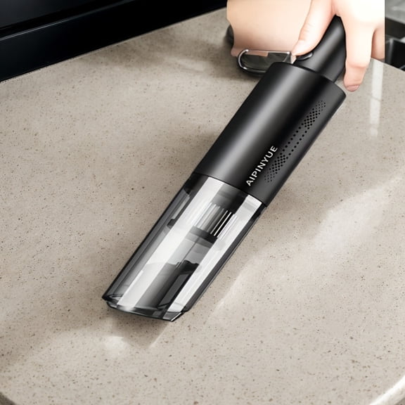120W 12000Pa Wired Handheld Vacuum Cleaner Multipurpose Home Car Vacuum with Complete Cleaning Accessories Black