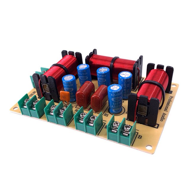 120W 4 Way Crossover Audio Speaker Crossover Dual Bass + Midrange