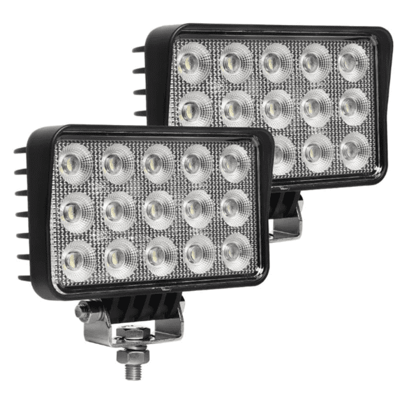 120W 6 Inch Trator Work Light, 10400Lms Excavator Flood Light Offroad Lighting fits Farm Tractor Engineer Truck, 12/24V