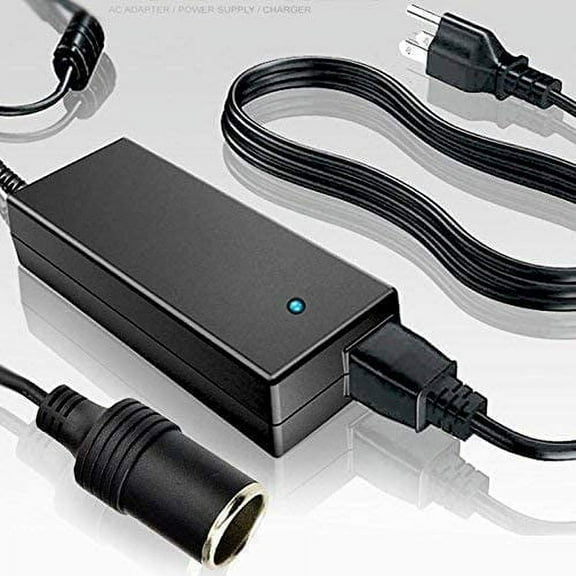 120W AC to DC 12V 10A Max 110V 220V to 12V Power Supply Adapter Car Cigarette Lighter Socket AC/DC Transformer for Igloo-Power-Converter, Car Air Compressor, Tire Inflator Adapter Cigarette Ligh