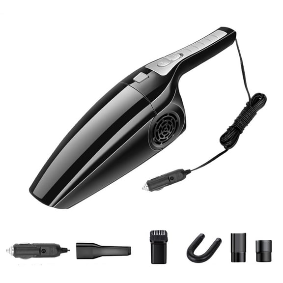 120W Car Vacuum Cleaner, Wet Dry Portable Vacuum for Auto Detailing, Strong Suction Handheld Vacuum for Home Car, 16 Foot Cord, Comes with Attachments