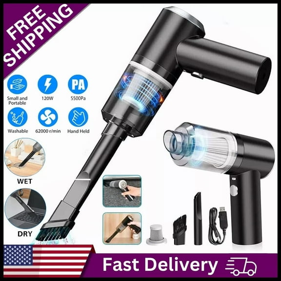 120W Cordless Handheld Vacuum Cleaner Small Mini Portable Car Auto Home Wireless