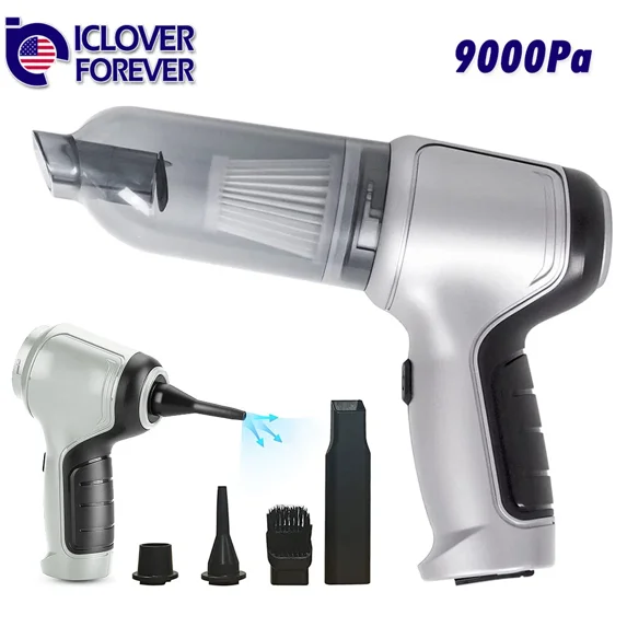 120W Handheld Car Vacuum Cleaner Cordless Mini Wet Dry High Power Wireless Auto