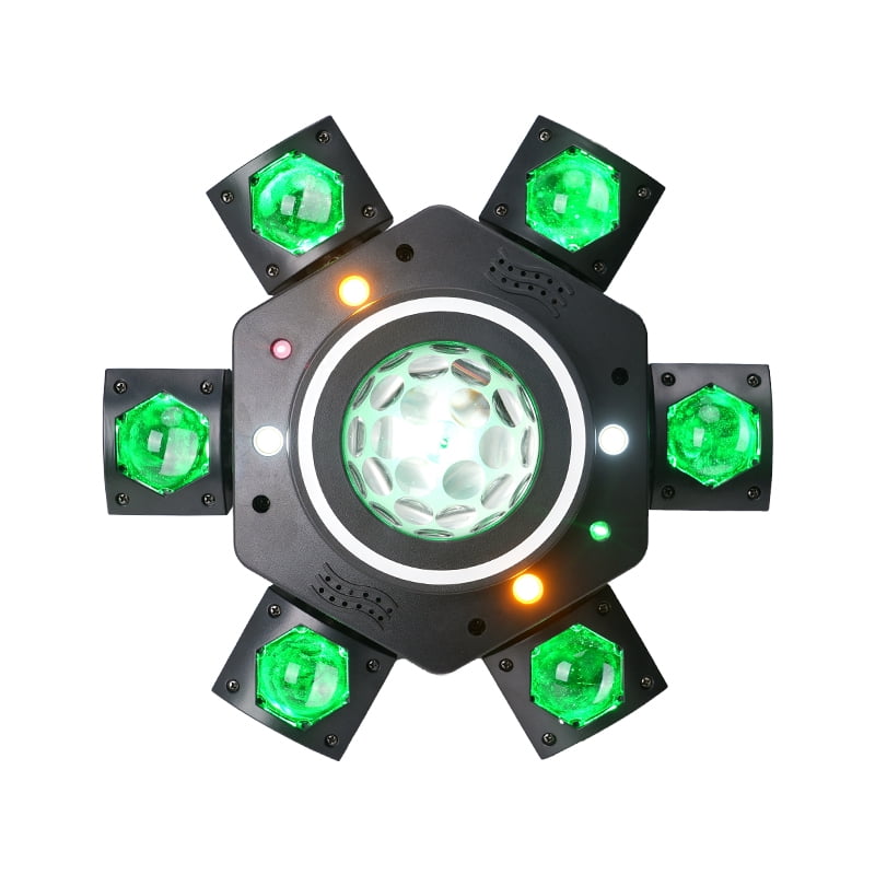 120W LED Stage Beam Light RGBW Strobe Magic Ball Red Green Sharpy DMX512 Sound Activated DJ Disco Party Club Wedding Light