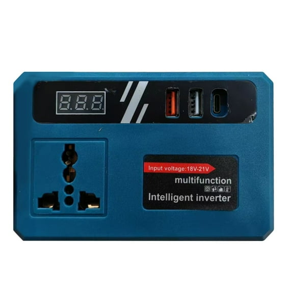 120W Lithium Battery Inverter For Mt Overload Protection Dc18V/21V To 220V Ac Dual-Engine Multiple Protections Battery Inverter