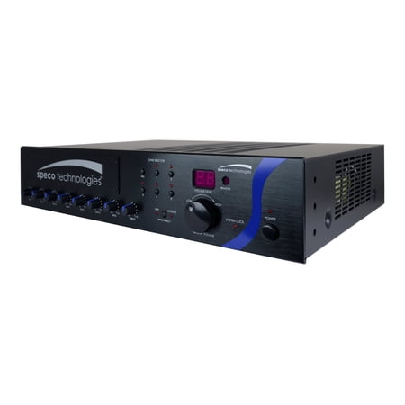 Speco Technologies PA Amplifier,120W,with AC Power Cord PBM120A