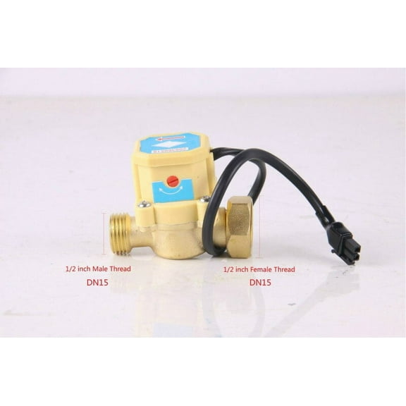 120W Pump Water Flow Sensor Switch 1/2 inch 3/4 inch Male Thread to Female Thread Automatic Water Booster Pump Sensor Switch
